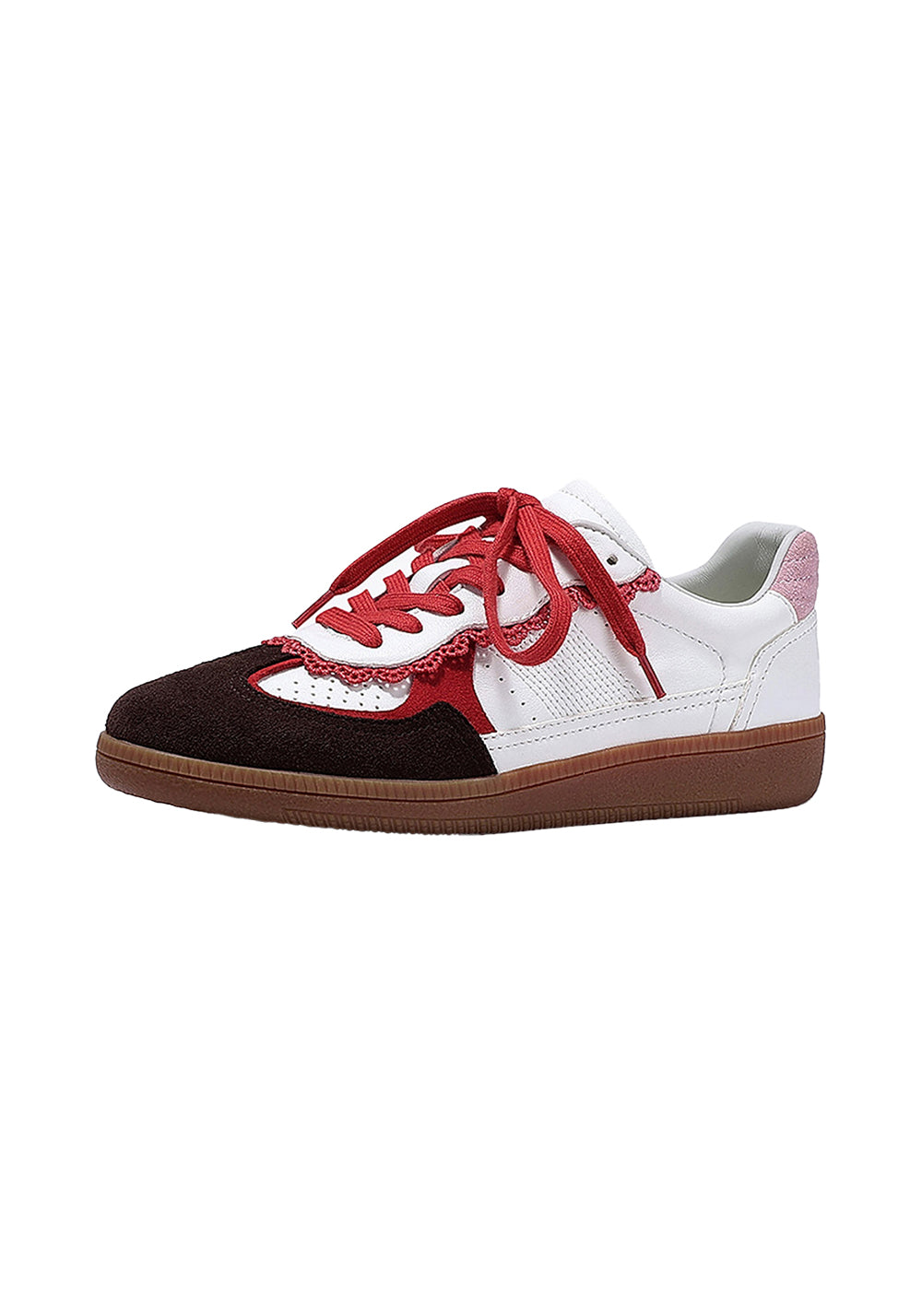 BellaLily丨Retro Colorblock Training Shoes-Red - PSYLOS 1, BellaLily丨Retro Colorblock Training Shoes-Red, Retro Trainers, BellaLily•JAPAN, PSYLOS 1